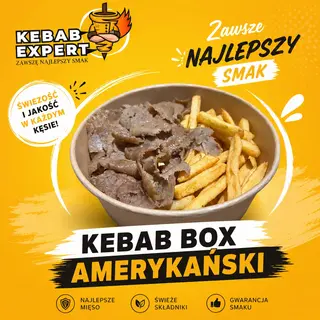 Kebab box amerykańskie