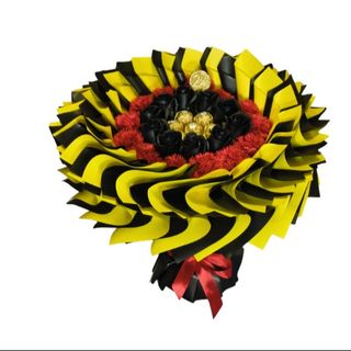 „Solarna Elegancja – Bukiet Ferrero Noir Gold”