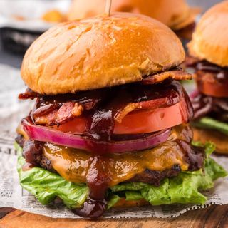 Texas burger(150 gr)+Frytki