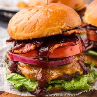 Texas Burger(250 gr)+ Frytki