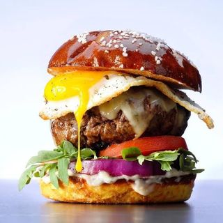 EGG burger(150 gr)+Frytki