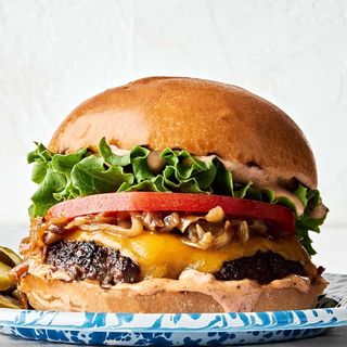 Cheese burger(200 gr)+Frytki