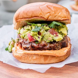 Mexica burger(250 gr)+Frytki