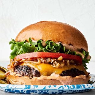 Cheese burger(150 gr)+Frytki