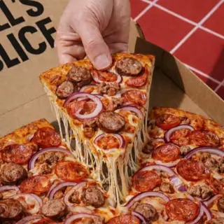 Spice Italiano sausage and Ground Beef Pizza