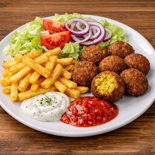 Talerz duży falafel