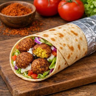 Lawasz mały falafel