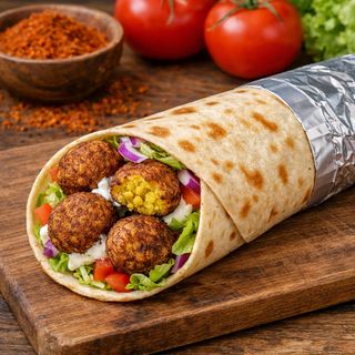 Lawasz duży falafel