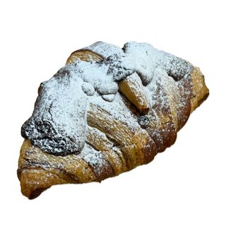 Croissant brownie-malina