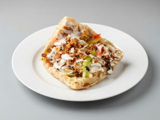 Kebab w bułce z serem