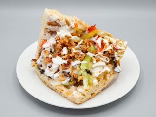 Kebab w bułce samo mięso