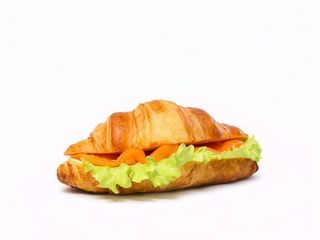 Croissant z łososiem