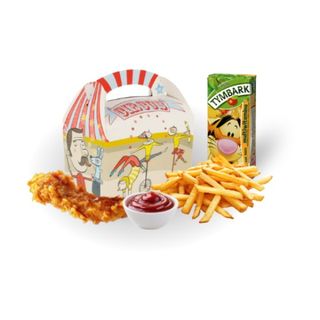 Zestaw dla dzieci - Cripsy Chicken, lekko pikantne!