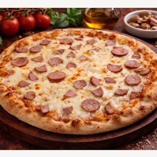 Pizza z kiełbasą Duża