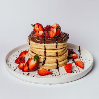PANCAKES NUTELLA - TRUSKAWKA