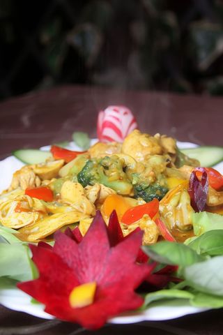 Kurczak w sosie curry