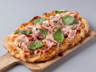 Pinsa Prosciutto e funghi