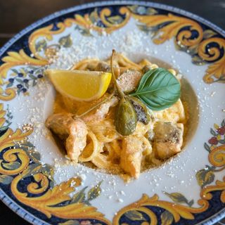 Linguine al salmone