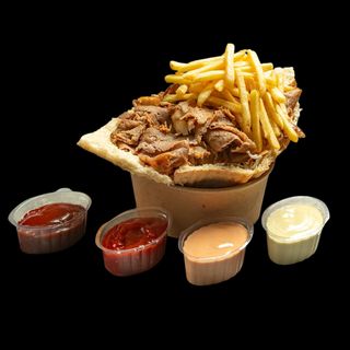 Kebab amerykański w bułce - mały