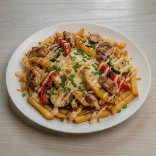 Frytki z kurczakiem