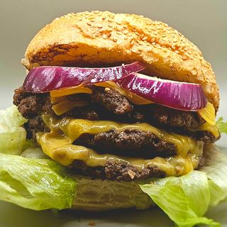 Smash Burger z 4 kotletami