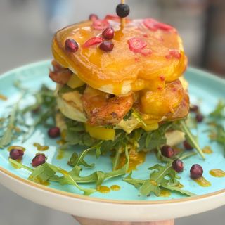 Burger Pancake Krewetka