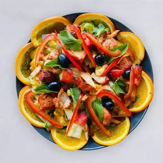 Chicken tikka salad