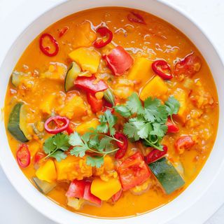 Wegański kurczak curry