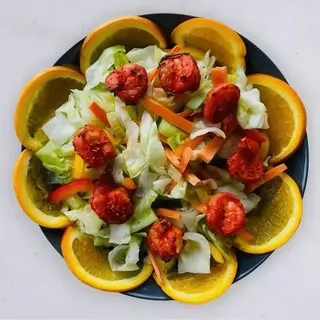 Prawns tikka salad