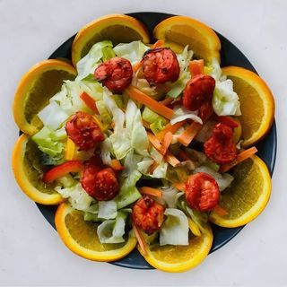 Prawns tikka salad