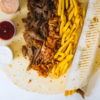 TORTILLA z frytkami Bez Surówki