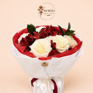 Bukiet Rubinowa Elegancja