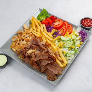 Talerz kebab z serem