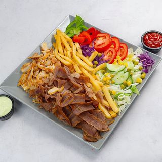 Talerz kebab z oscypkiem