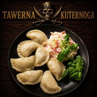 Pierogi z ziemniakami i twarogiem + surówką 8 szt.