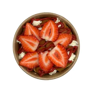 Mascarpone-Truskawka Bubble Waffle Box 300 g