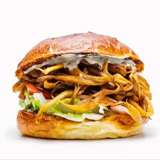 Wege shrooms (szarpane boczniaki w miso)