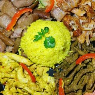 Zestaw kebab kurczak mega
