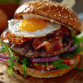 Zestaw burger kozak