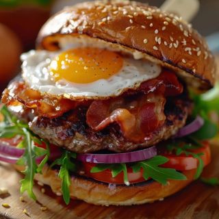Zestaw burger kozak