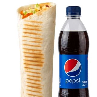 Normal rollo tortilla large + pepsi