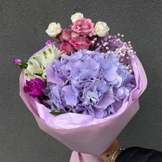 Bukiet fioletowy mix