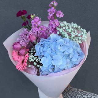 Bukiet blu pink