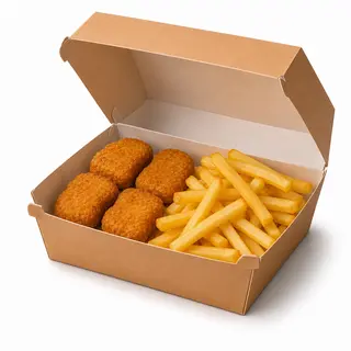 Zestaw Nuggetsy i frytki