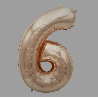 Balon cyfra 6