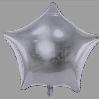 Balon foliowy Srebrna gwiazdka