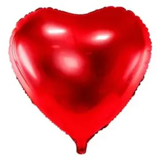 Balon czerwone serce