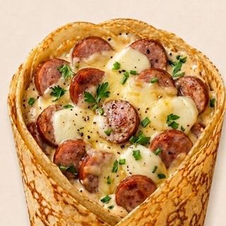 Naleśnik Kiełbasa Śląska