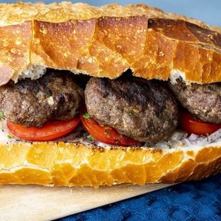 Kofte ekmek Kanapka z Köfte