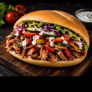 Kebab Bułka Gemuse